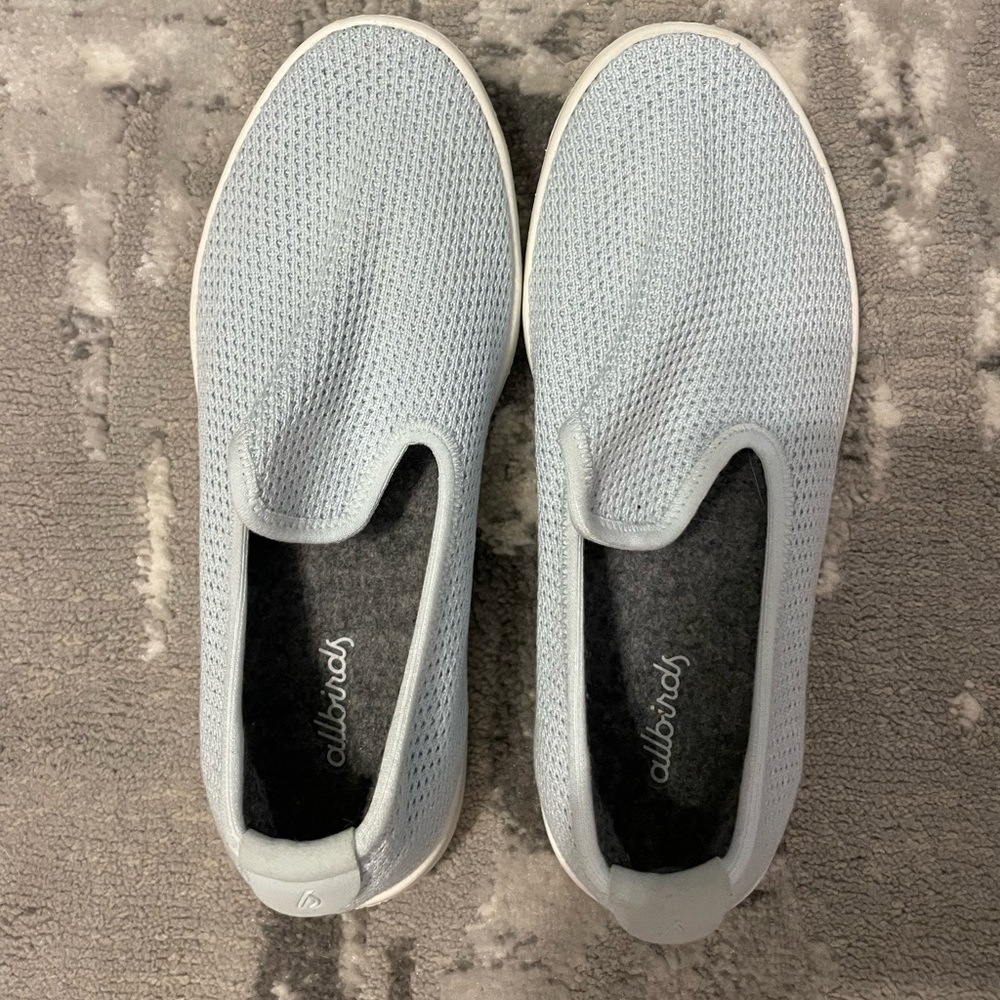 Allbirds Women’s Tree Loungers - Light Blue Size 6